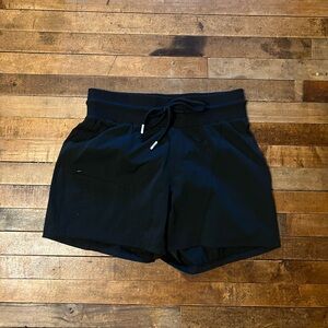 Everyday Black Athletic Drawstring Shorts